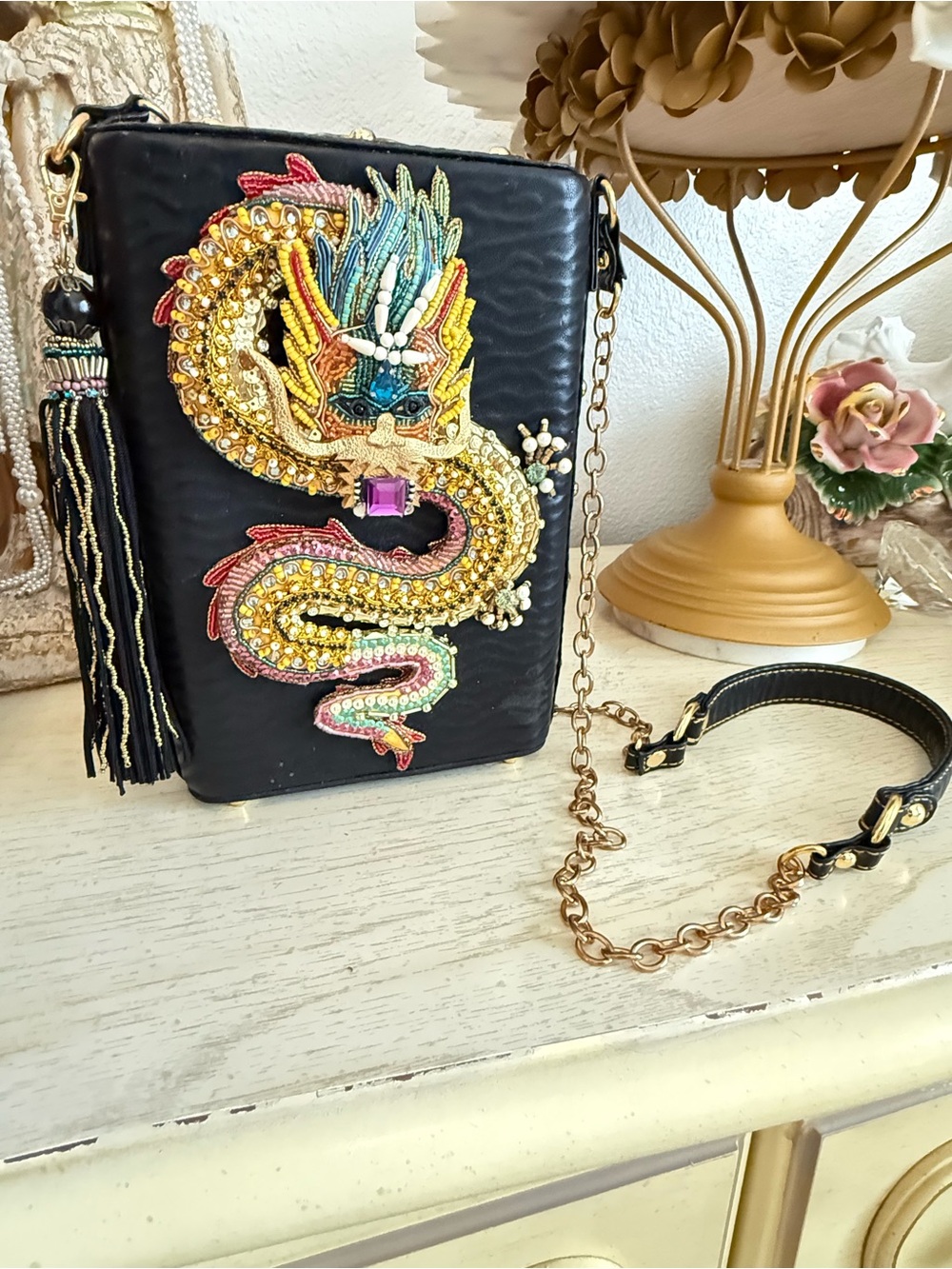 Mary Frances Retired Dragon Bag Purse